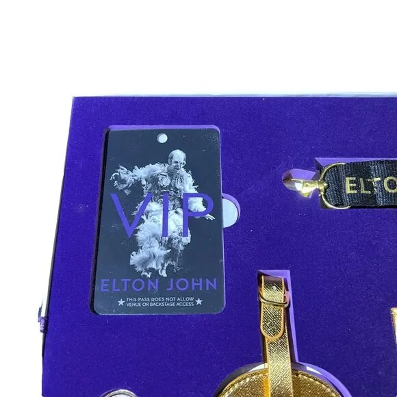 ELTON JOHN VIP FAREWELL GOODBYE TOUR‎ Concert Gift Set Yellow Brick Road BUNDLE - Picture 5 of 12